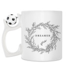 Кружка с футбольным мячиком