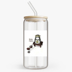 Банка с бамбуковой крышкой