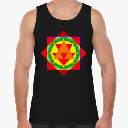 Майка с принтом Бала-трипура-янтра