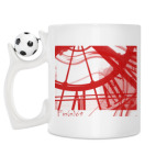 Кружка с футбольным мячиком