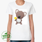 Женская футболка органик