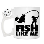 Кружка с футбольным мячиком