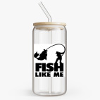 Банка с бамбуковой крышкой