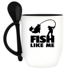 Кружка с ложкой