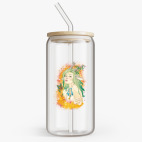 Банка с бамбуковой крышкой