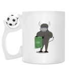 Кружка с футбольным мячиком