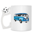 Кружка с футбольным мячиком