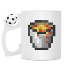 Кружка с футбольным мячиком