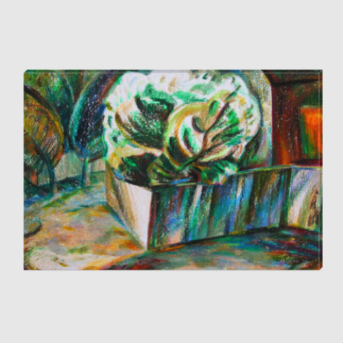 Холст с принтом ДЕРЕВЕНСКИЙ ПЕЙЗАЖ