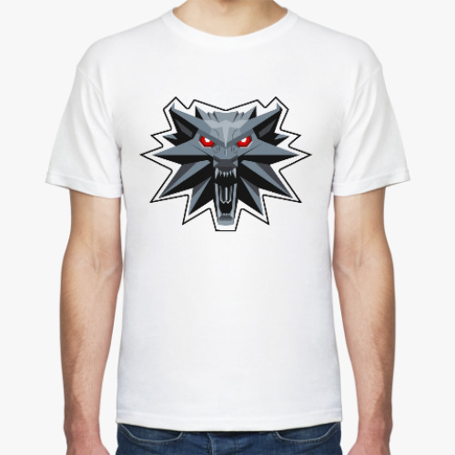 Футболка с принтом Ведьмак. Геральт. Witcher