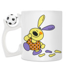 Кружка с футбольным мячиком