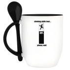 Кружка с ложкой