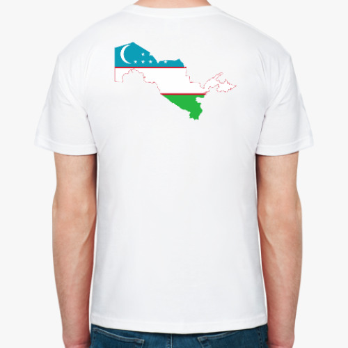 Футболка с принтом Я люблю город Навои