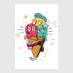 Смешные шарики мороженного