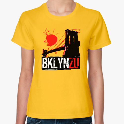 Женская футболка с принтом Brooklyn Zu