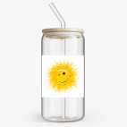 Банка с бамбуковой крышкой