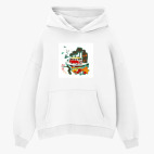 Толстовка худи оверсайз