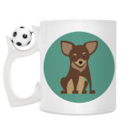 Кружка с футбольным мячиком