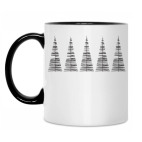 Кружка двухцветная