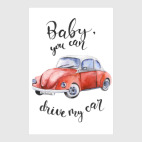 Детка, можешь сесть за руль моей машины