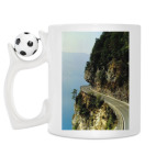 Кружка с футбольным мячиком