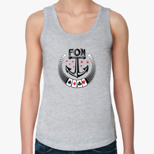 Женская майка с принтом Фокусы от Моряка