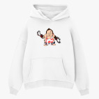 Толстовка худи оверсайз