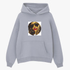 Толстовка худи оверсайз