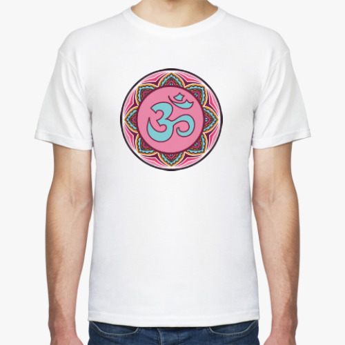 Футболка с принтом ОМ