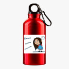 Металлическая бутылка 400 мл UV-DTF