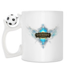 Кружка с футбольным мячиком