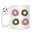 Кружка с футбольным мячиком