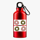 Металлическая бутылка 400 мл UV-DTF