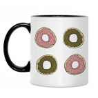 Кружка двухцветная