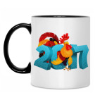 Кружка двухцветная