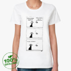 Женская футболка органик