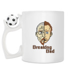 Кружка с футбольным мячиком