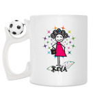 Кружка с футбольным мячиком