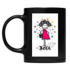 Кружка цветная UV-DTF