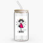 Банка с бамбуковой крышкой