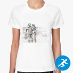 Женская спортивная футболка