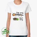 Женская футболка органик