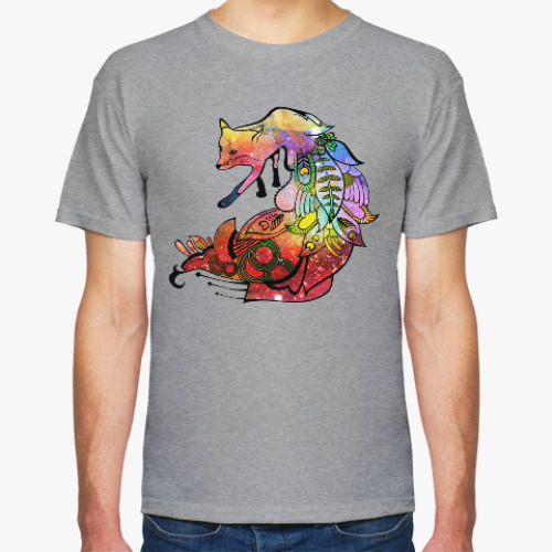 Футболка с принтом  Nocturnal Fox