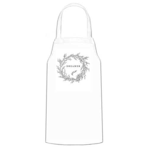 Фартук с принтом Венок из веток Мечтатель/dream