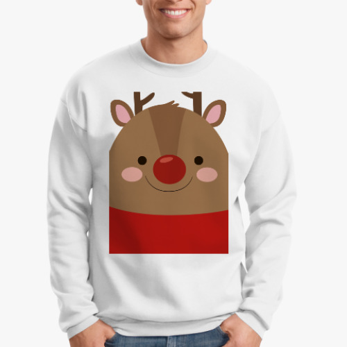 Свитшот с принтом Олень