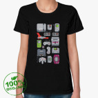 Женская футболка органик