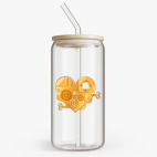 Банка с бамбуковой крышкой