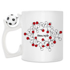 Кружка с футбольным мячиком