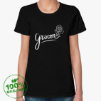 Женская футболка органик