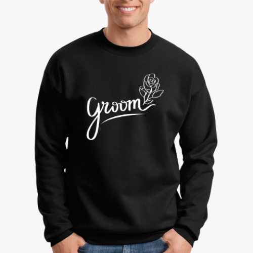 Свитшот с принтом Свадебная тематика. Wedding